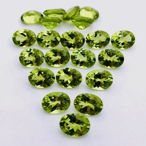 Pierres précieuses en vrac taille ovale à facettes en péridot naturel AAA Healing Best Quality 6x8mm d'un fournisseur vérifié au coût d'usine - Product Image 2