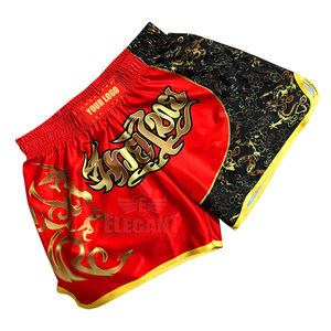 Faible QUANTITÉ MINIMALE DE COMMANDE en gros shorts thaïlandais muay différentes couleurs disponibles muay thai boxe shorts - Product Image 5