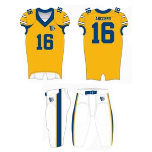 Uniformes de Fútbol Americano Sublimados Personalizados con el Diseño Más Vendido, Uniformes OEM de Primera Calidad Sublimados - Product Image 3