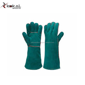 Gants de sécurité pour le soudage CE EN 388, en cuir non doublé, anti-chaleur, pour la protection contre les impacts et antidérapants - Product Image 2