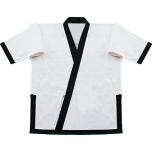 Nueva venta al por mayor de encargo estilo de artes marciales uniformes taekwondo V-cuello gi dobok - Product Image 4