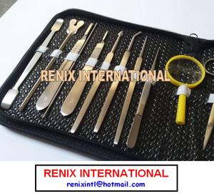 Kit de Disección Manual para Estudiantes, Juego de Instrumentos Quirúrgicos para Prácticas de Disección, Entrenamiento Quirúrgico, Uso Hospitalario, Acero Inoxidable, CE - Product Image 2