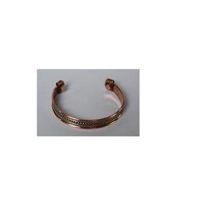Bracelet de thérapie magnétique en cuivre poli, pour porter sur Base en cuivre avec aimants, finition chromée - Product Image 6