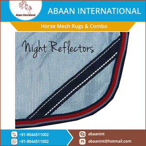 Couverture de cheval en maille de luxe pour dressage, couvre-tête, non imperméable, légère, anti-mouches, avec double poitrail pour chevaux - Product Image 6