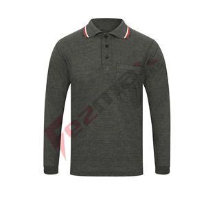 Camiseta Polo de manga larga personalizada, venta al por mayor - Product Image 1