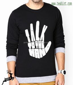 Nouveauté OEM, t-shirt à manches longues en coton de qualité supérieure pour hommes, directement des fabricants de Tirupur - Product Image 3