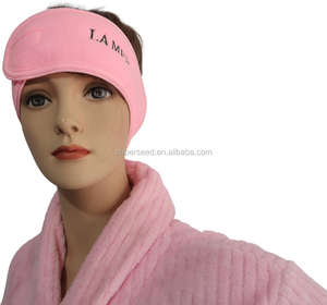 SuperSeed AB-10817 Customizable Logo Embroidery Hair Band Made of Soft Cotton SPA Hair Band - Product Image 5