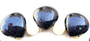 Piedra Natural azul con forma de corazón para hacer joyas, piedras preciosas, cuentas de Briolette suave - Product Image 4