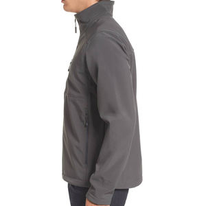 Venta al por mayor de los hombres resistentes al agua al aire libre chaqueta de los deportes de concha suave abrigo de invierno capucha de piel hecha de poliéster impermeable de punto de oveja liso - Product Image 3
