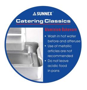 SUNNEX, producto en oferta, Rectangular, 31,8x21,6x5,1 cm, plato de aluminio para hornear asar - Product Image 2