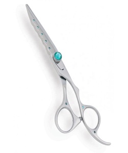 Tijeras de Peluquería Profesionales con Apoyo para Dedos, Diseño Innovador para Diestros, Fabricadas en Acero Inoxidable Japonés LCI - Product Image 5
