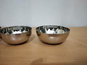 Cuenco DE SERVICIO DE ACERO INOXIDABLE Vintage de gran oferta de lujo moderno de lujo Premium acabado esmaltado para decoración del hogar y uso en la cocina - Product Image 2