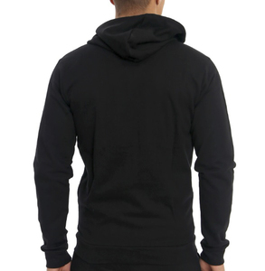 Servicio OEM Sudaderas deportivas de moda Sudaderas con capucha en blanco de lana de color negro y sudaderas con capucha personalizadas para hombres - Product Image 2