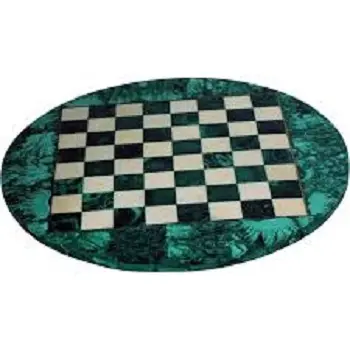 Круглые мраморные шахматы, зеленая доска с фигурками и мраморными шахматами, набор онлайн по низким ценам в Индии