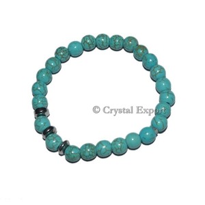 2018 New Collection Gemstone Turquoise Stone <b>Bracelets</b> Hand Crafted <b>Beaded</b> <b>Bracelets</b> - Product Image 1