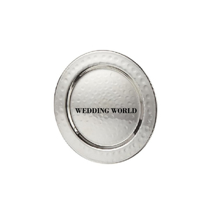 Sous-verre en métal martelé de qualité supérieure, fait à la main, sous-verre en métal de forme ronde polie brillante, vente en gros - Product Image 6