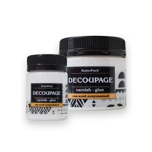 Vernis-colle "KolerPark" pour coller des serviettes et des cartes de découpage utilisées comme revêtement de finition Carton Verre Pierre Métal Céramique - Product Image 2