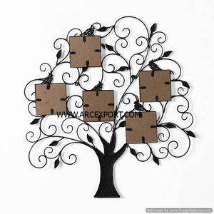 Cadre photo de famille en forme d'arbre Nouveau design moderne Cadre photo en gros perlé de luxe à vendre - Product Image 1