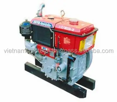 VIKYNO Mesin DIESEL 4 Siklus 1 Silinder, Mesin DIESEL Cuci dan Pendingin Air 10HP Hingga 16.5 HP VIETNAM Asli