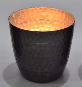 Antique Iron Black Gold Finished Handmade <b>Tea</b> Light <b>Candle</b> Holder 9x9x9 cm Elegant Table Decor Christmas Gifts Home Decoration - Product Image 3