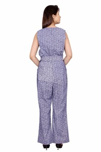 Combinaisons d'été décontractées en coton pour femmes avec robes brodées sans manches Nouveaux vêtements de nuit en gros avec ceinture - Product Image 2