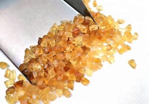 พลอยซิทรินหยาบแบบหลวมธรรมชาติสีเหลืองไม่ผ่านการบำบัดสำหรับทำเครื่องประดับคอลเลกชันลูกปัดสูง8มม. - Product Image 2