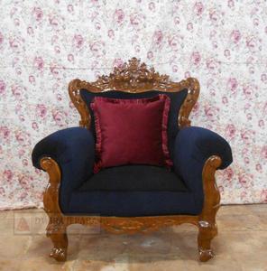 Muebles de madera, silla clásica tallada para sala de estar - Product Image 3