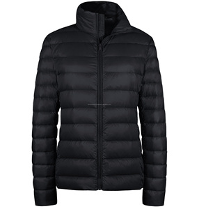 Chaqueta de plumas cortas para mujer, chaqueta acolchada ligera personalizada - Product Image 3