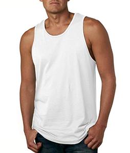Custom Made 100% Cotton Knitted <b>Men's</b> Fitness Tank Tops Breathable Quick Dry Eco-Friendly Streetwear with Embroidery Decoration - Product Image 2
