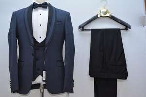 Traje de moda para hombre, traje masculino de diseño alto, 3 piezas, venta al por mayor - Product Image 4