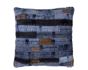 ปลอกหมอนอิงสี่เหลี่ยมผ้าเดนิมหรูหราสำหรับใช้ในบ้านหรือในโรงแรม - Product Image 1