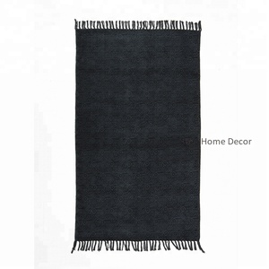 Dhurrie พรมปูพื้นพิมพ์ลาย,พรมปูพื้นพรมทอมือแบบสั่งทำพรมผ้าฝ้ายกลางแจ้ง - Product Image 3