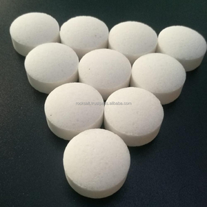 Sal Blanca Industrial en Tabletas Redondas con 98% de Pureza para Diversas Aplicaciones - Product Image 1