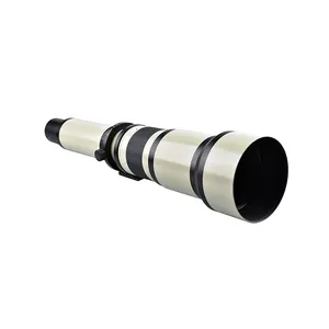 Lightdow 화이트 MF 650-1300MM F8.0-16 UMC 망원경 슈퍼 망원 줌 렌즈 D7100 D5500 D5000