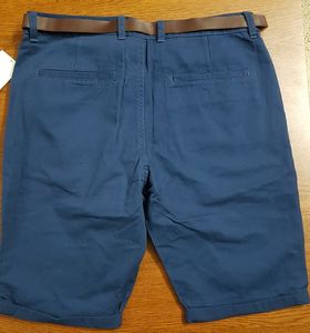 Bermuda en coton pour hommes avec ceinture pour la saison de printemps Stocklot de vêtements du Bangladesh pour adultes - Product Image 4