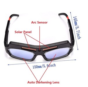 Kaynak gözlük kask gözler gözlük, güneş otomatik kararan kaynak gözlükleri güvenlik koruyucu gözler gözlük, profesyonel PC Lens W - Product Image 6