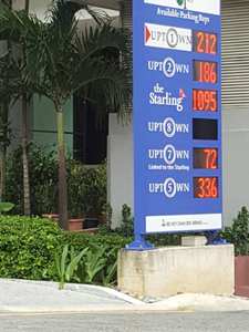 จอแสดงผลการนับจอดรถแบบดิจิตอลป้ายอ่านง่ายและแสดงผลิตภัณฑ์ - Product Image 4