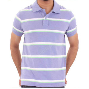 Polo original en coton, Design à rayures, personnalisé, Service OEM, meilleur prix - Product Image 1