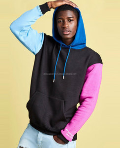 Sudadera con Capucha Personalizada al por Mayor, con Bloques de Color, para Deporte y Fitness, con Cierre, Hecha en China - Product Image 4