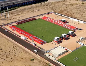 Campo deportivo blanqueador temporal asientos permanentes para estadio grandstand