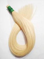 Cheveux humains brésiliens 100% naturels, teints, lisses, blonds, grade 6A-10A, longueur 8"-30", double trame machine, cheveux en vrac 100g