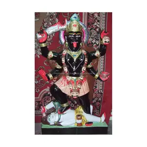 Beautiful Black Marble Kali Maa Sculpture Statue