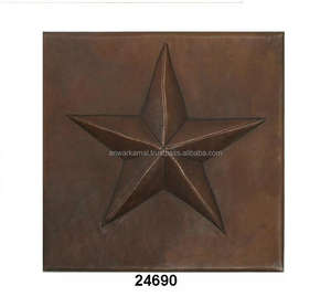 ทองแดงโบราณ X-Mas ออกแบบดาวสำหรับกระเบื้องห้องครัว - Product Image 1