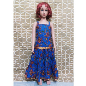 ชุดกระโปรงเด็กอินเดียทำด้วยมือ - Product Image 1