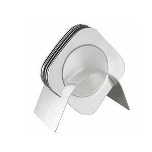 Sous-verre carré en acier inoxydable-Lot de 6, sous-verres pour table basse, sous-verres de protection de table pour ferme - Product Image 1