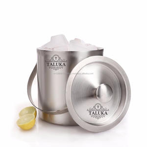 Seau à glace à double paroi en acier inoxydable de haute qualité pour les fêtes - Product Image 5