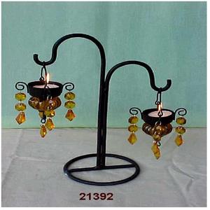 Iron <b>Candle</b> <b>Holder</b> With <b>Black</b> Iron <b>Candle</b> Stands - Product Image 1