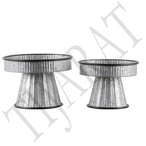 Bandeja de hierro decorativa para servir de forma moderna y elegante de tendencia reciente para decoración de mesa de comedor de boda con logotipo personalizado - Product Image 3