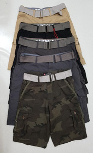 Pantalones cortos Cargo de LICRA de algodón y poliéster para hombre de marca original, stock excedente de exportación de Bangladesh para adultos de temporada de primavera - Product Image 6