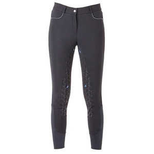 FERMETURE À GLISSIÈRE FANTAISIE 93% NYLON 7% SPANDEX SILICONE CLOCHARD ÉQUITATION VÊTEMENTS RIJBROEK - Product Image 3